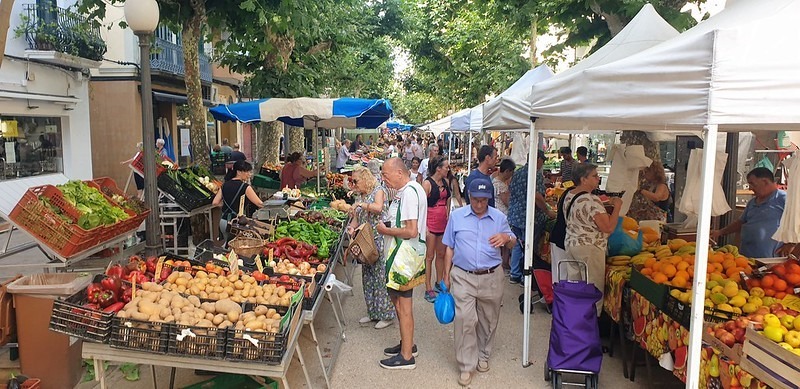 Mercado en Blanes