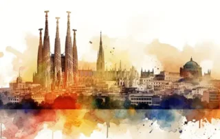 Sky line barcelona
