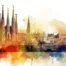 Sky line barcelona
